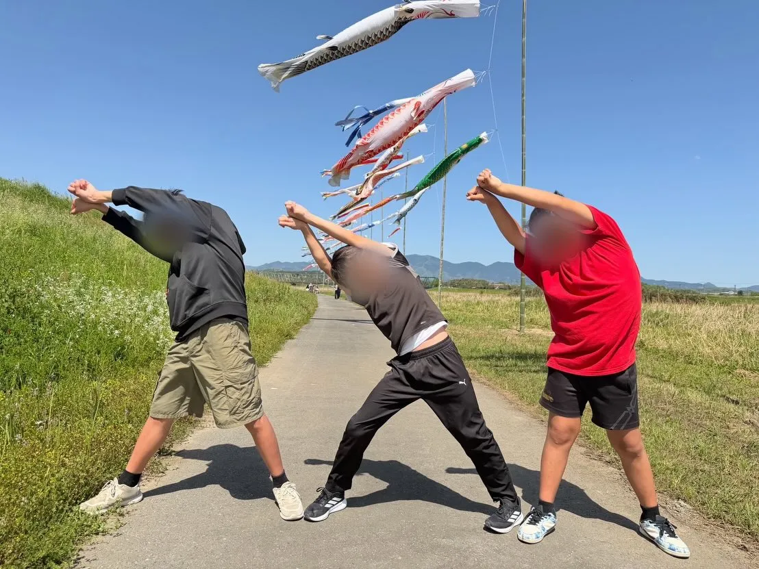 🎏こいのぼり見学＆制作活動🐌